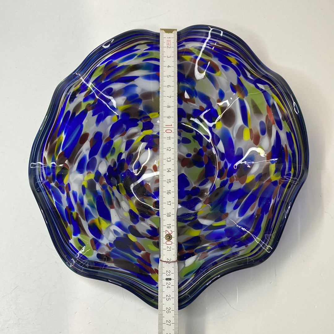 Glasschale mundgeblasen