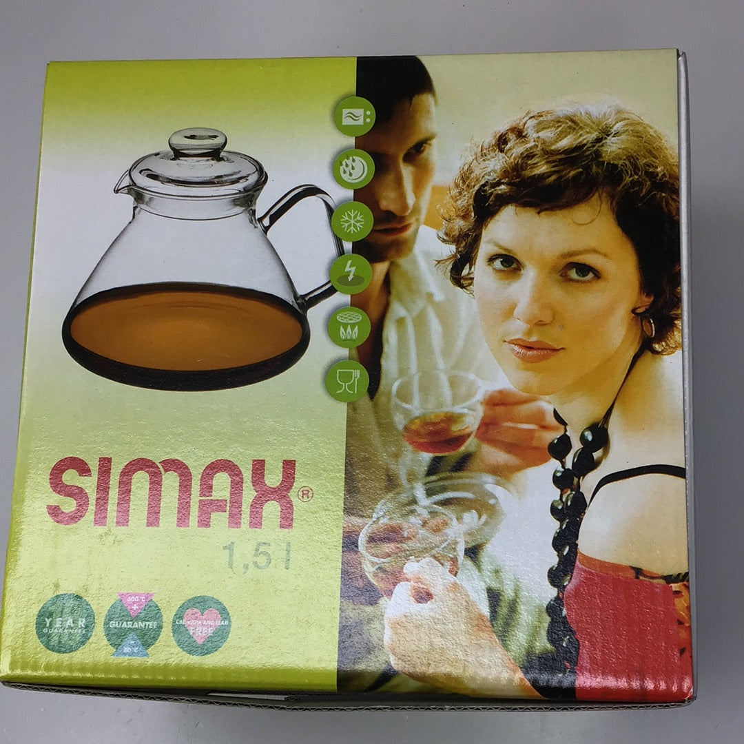 Teekanne mit Glasfilter Simax