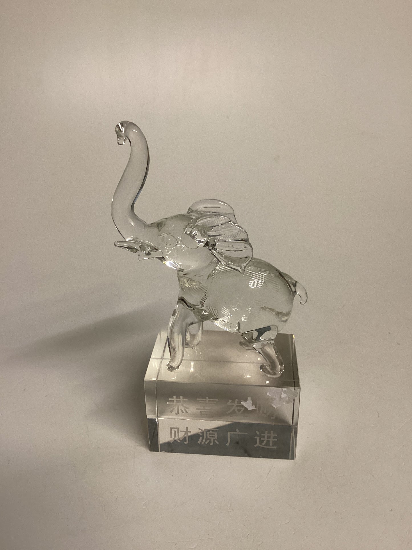 Elefant aus Glas