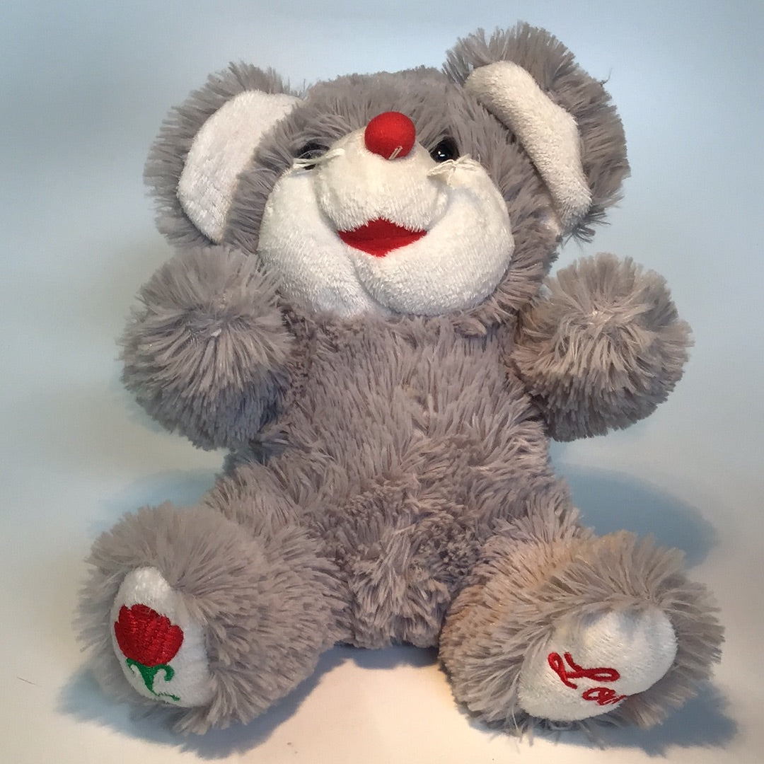 Plüschtier Stofftier Kuscheltier Maus Love
