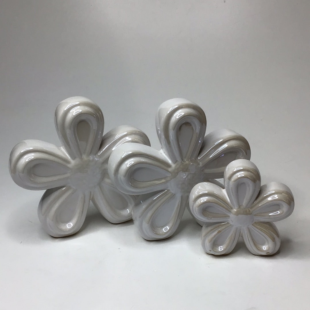 Deko Blumen Set 3-teilig