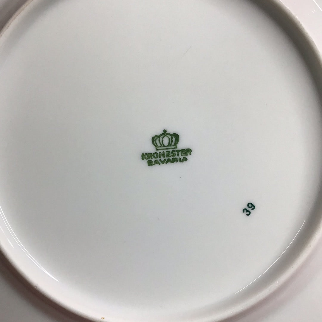 Dessertteller Kronester Bavaria Porzellan
