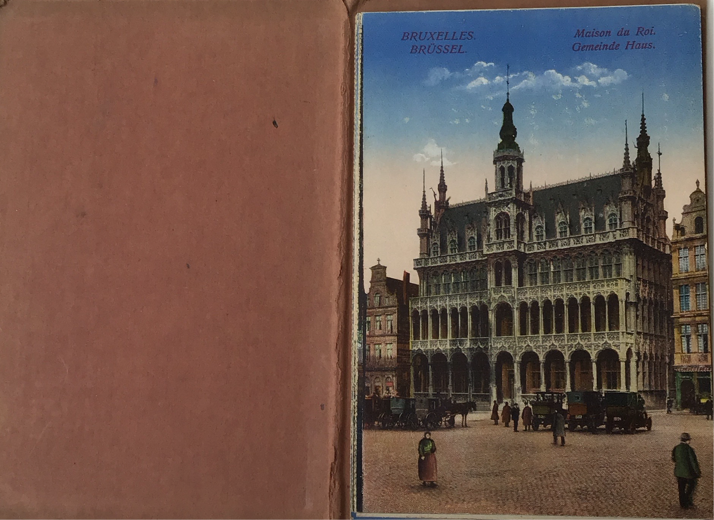Alte Postkarten Heft Souvenir de Bruxelles