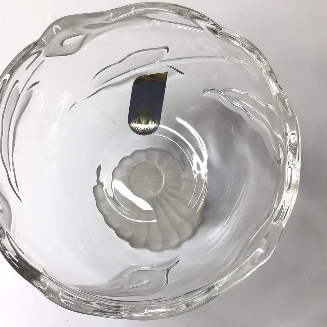 Original Walter Kristallschale mit Glasfuß