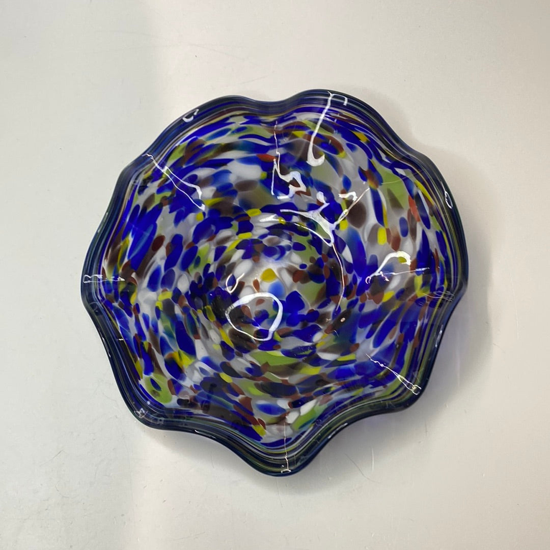 Glasschale mundgeblasen