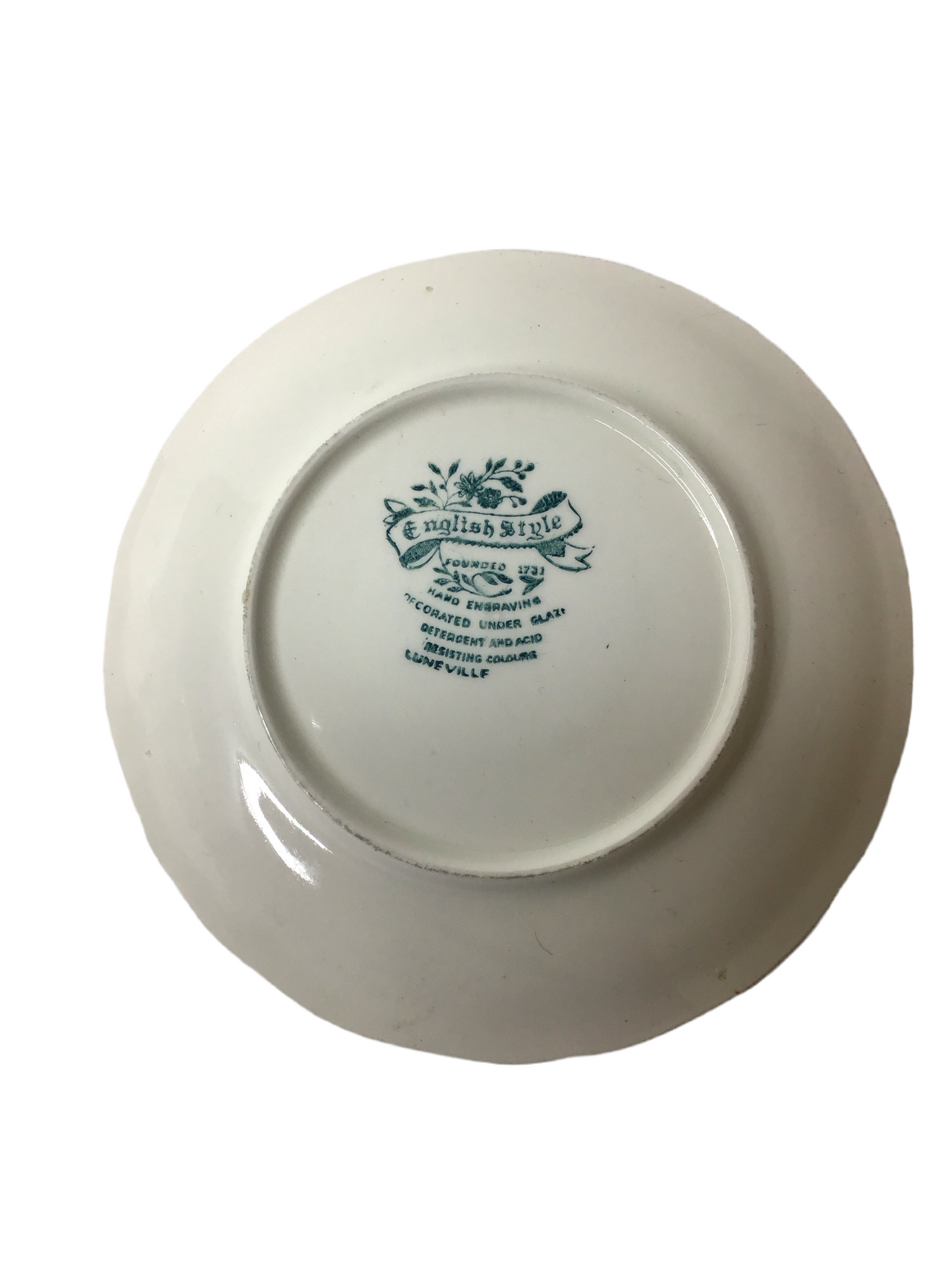 English Style Lune Ville Porzellan Untertasse