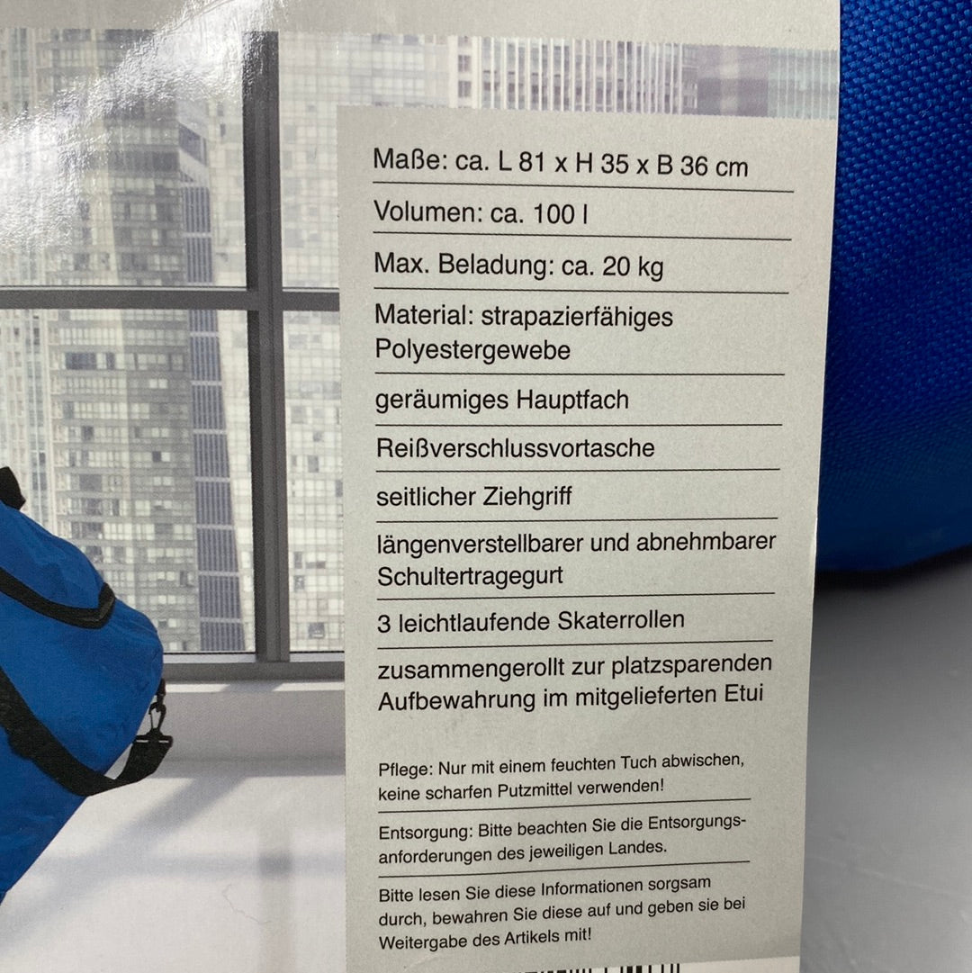 Faltbare Rollenreisetasche