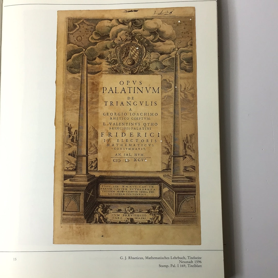Bibliotheca Palatina Katalog zur Ausstellung vom 8. Juli bis 2. November 1986