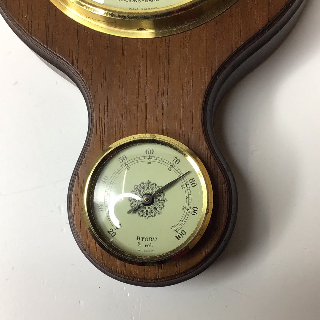 Analog Wetterstation Holz