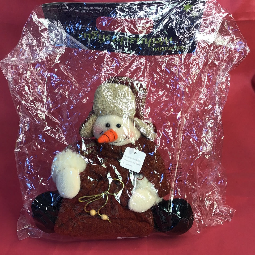 Dekorative Weihnachtsfigur Schneemann