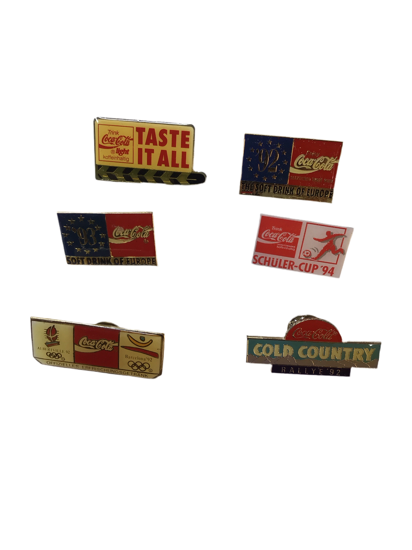 Coca-Cola Ansteckbuttons 12 Stück