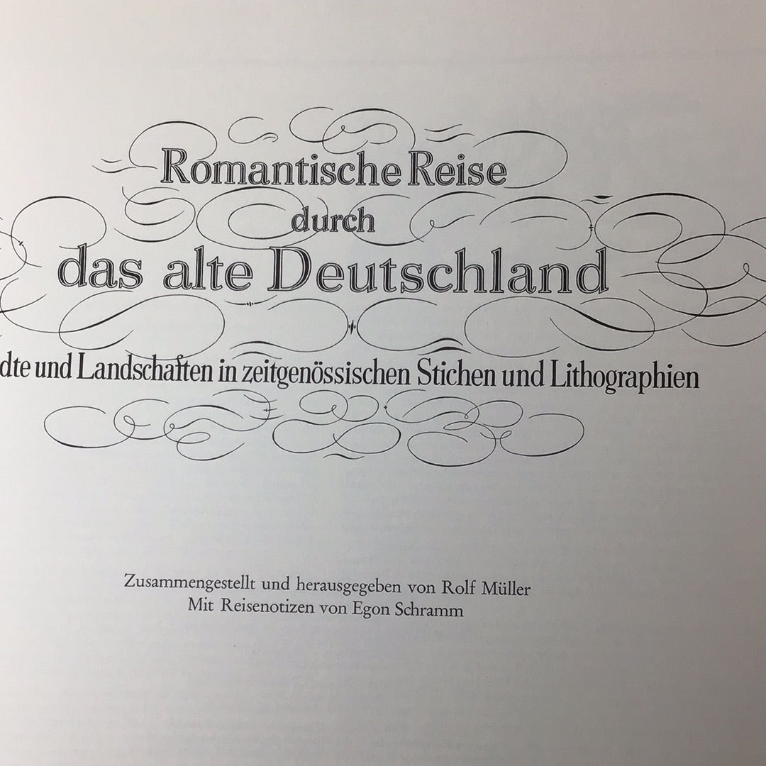Romantische Reise durch das alte Deutschland