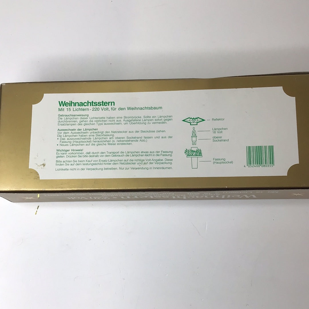 Weihnachtsstern Baumspitze