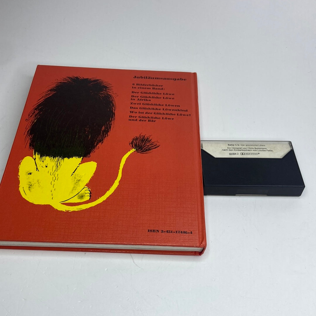 Der glückliche Löwe Buch mit Kasette