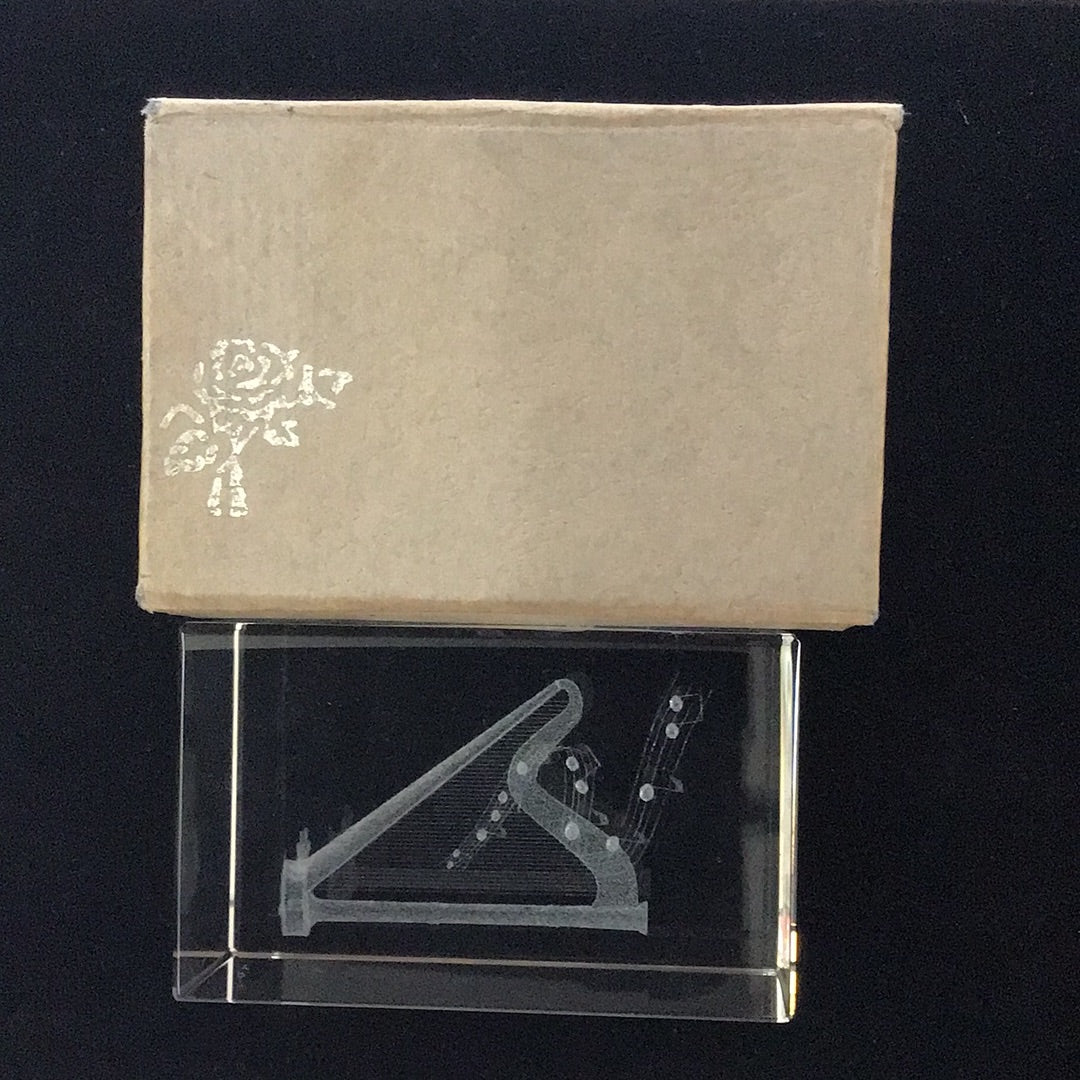 3D-Kristall Quadrat Harfe