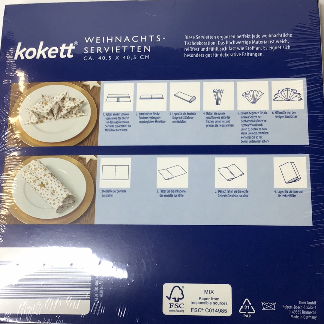 Weihnachts-Servietten