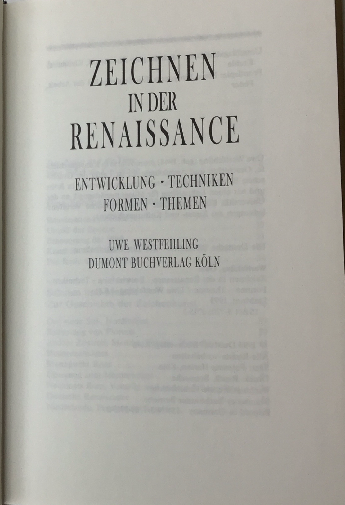 Zeichen in der Renaissance von Uwe Westfehling