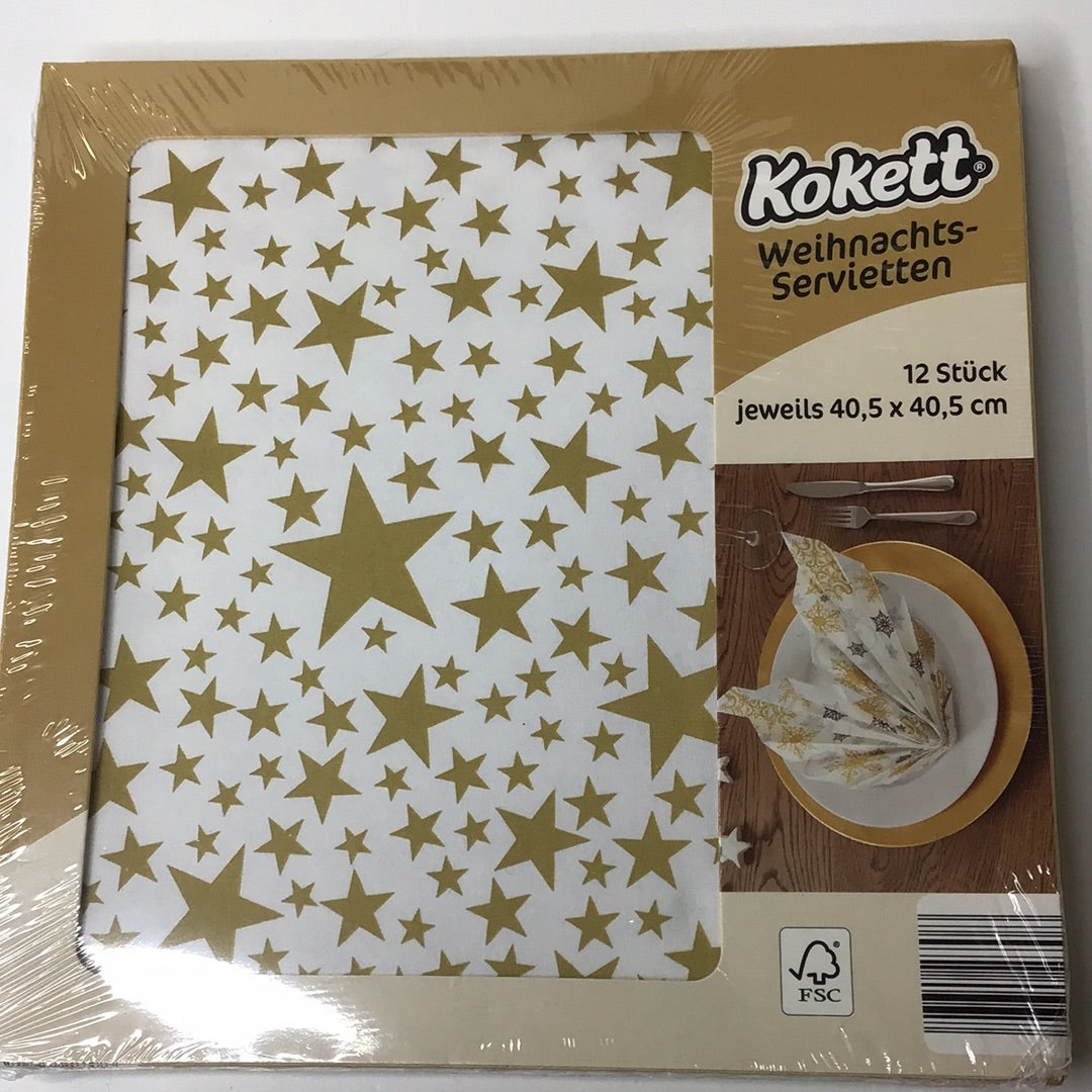 Weihnachts- Servietten 12 Stück