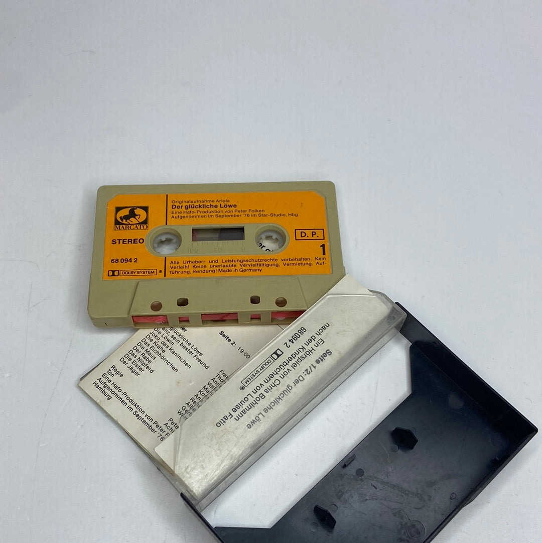 Der glückliche Löwe Buch mit Kasette