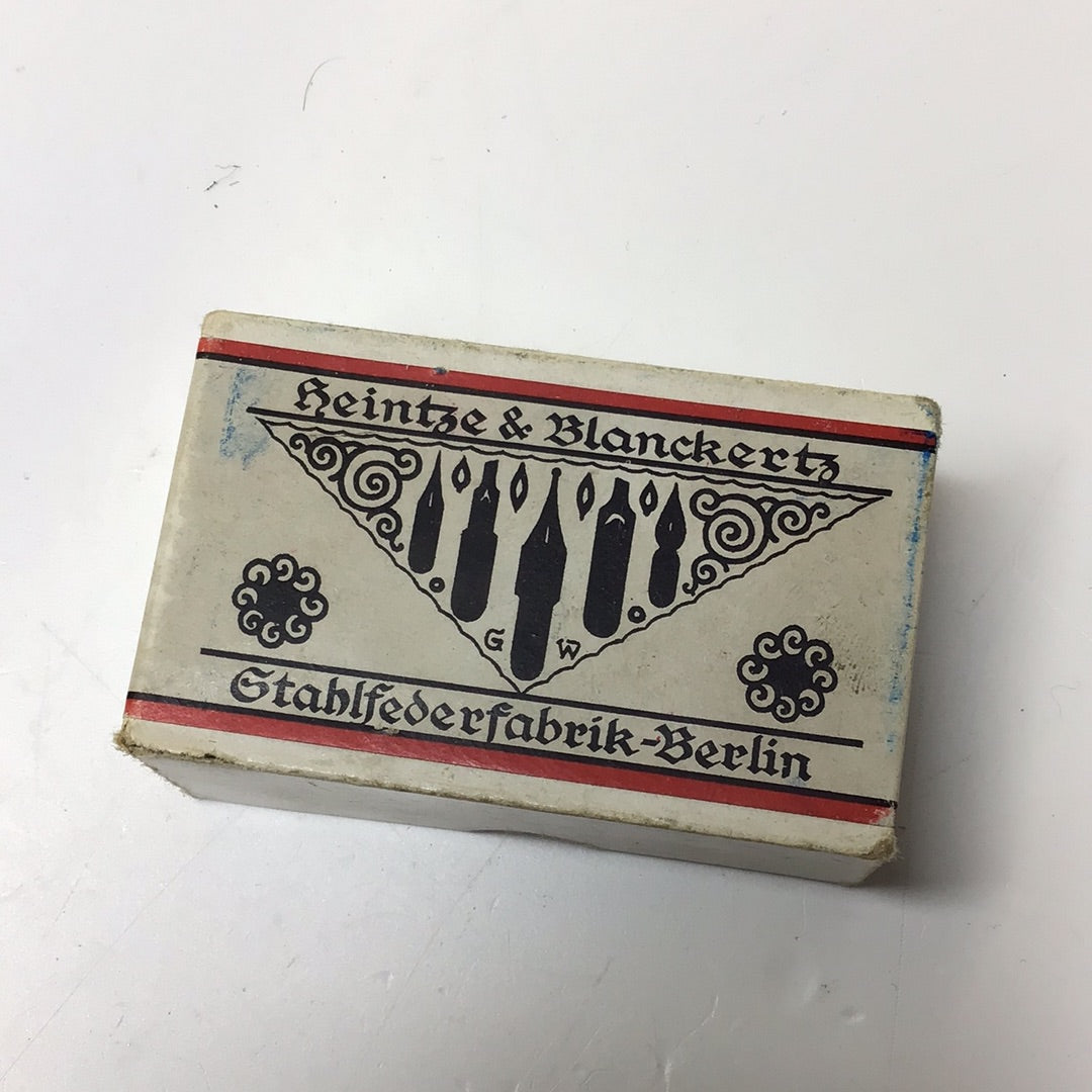 Heintze & Blanckertz Schreibfedern Kalligraphie Stahlfederfabrik Berlin Vintage