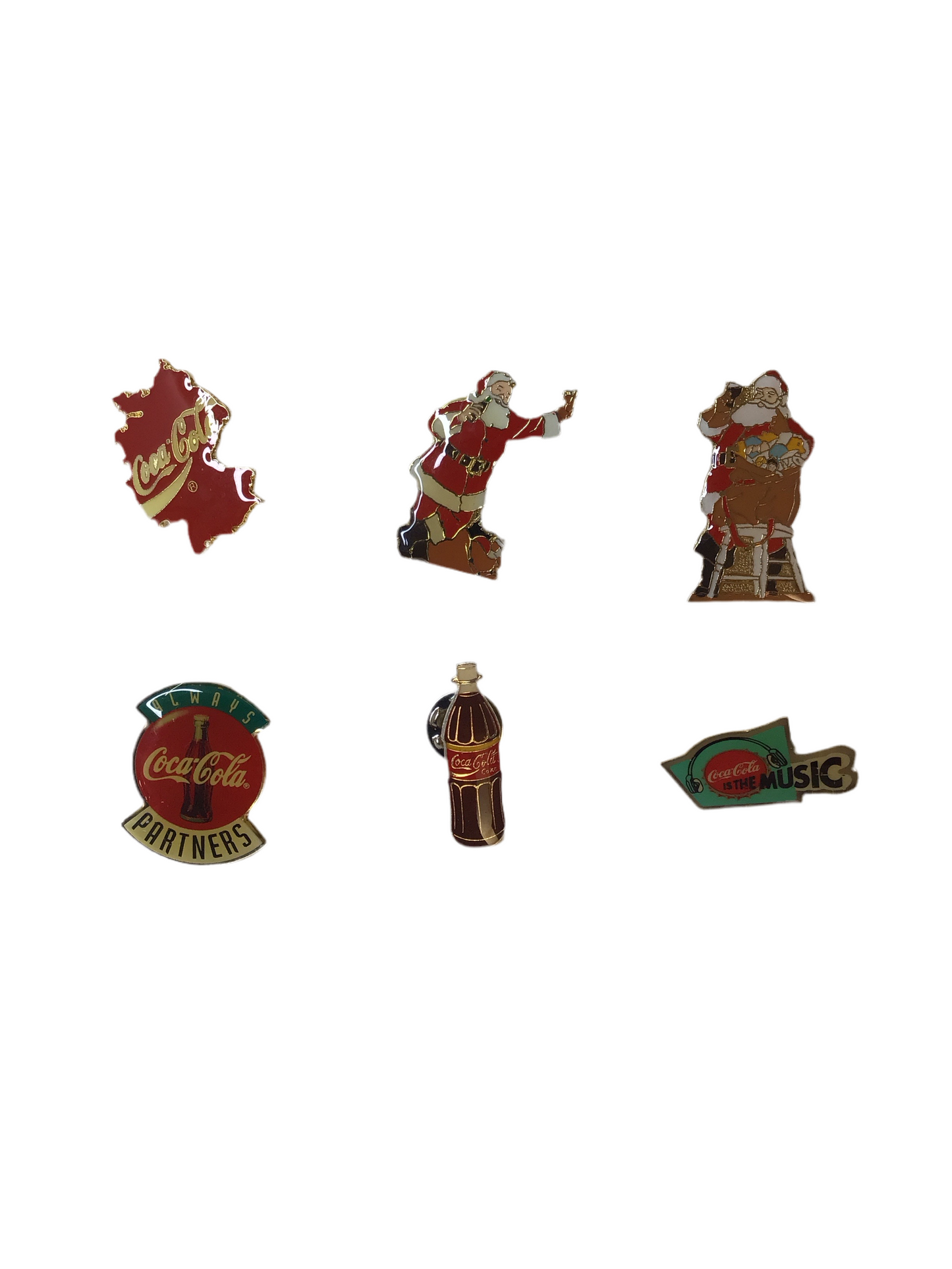 Coca-Cola Ansteckbuttons 12 Stück