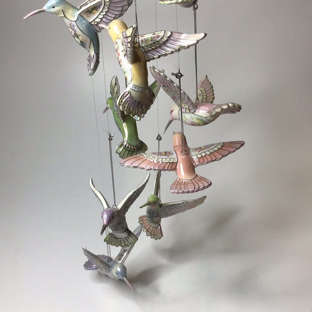 Lena Liu Windspiel Porzellan Vögel