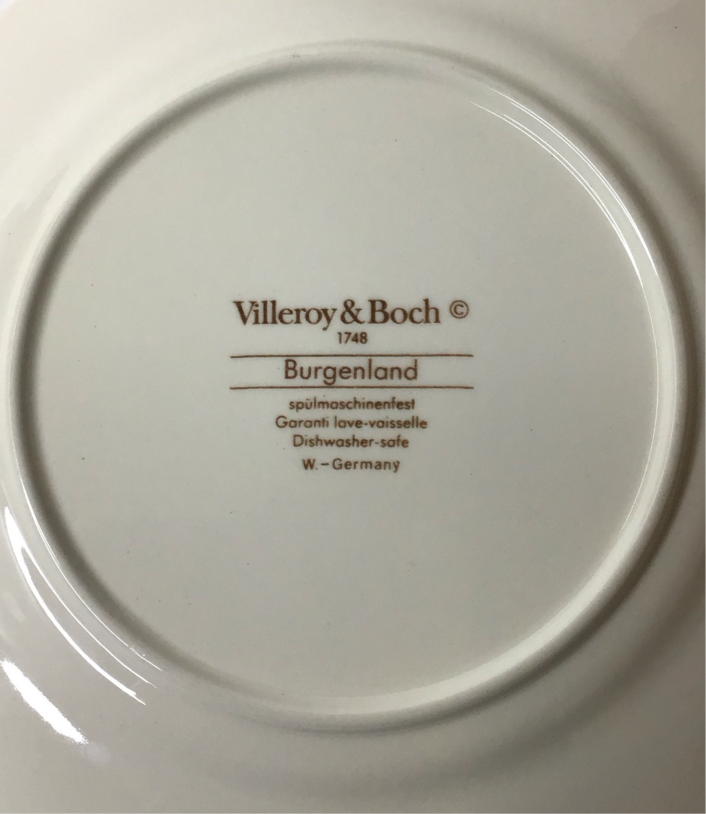 Villeroy und Boch Burgenland Porzellan Dessert Teller