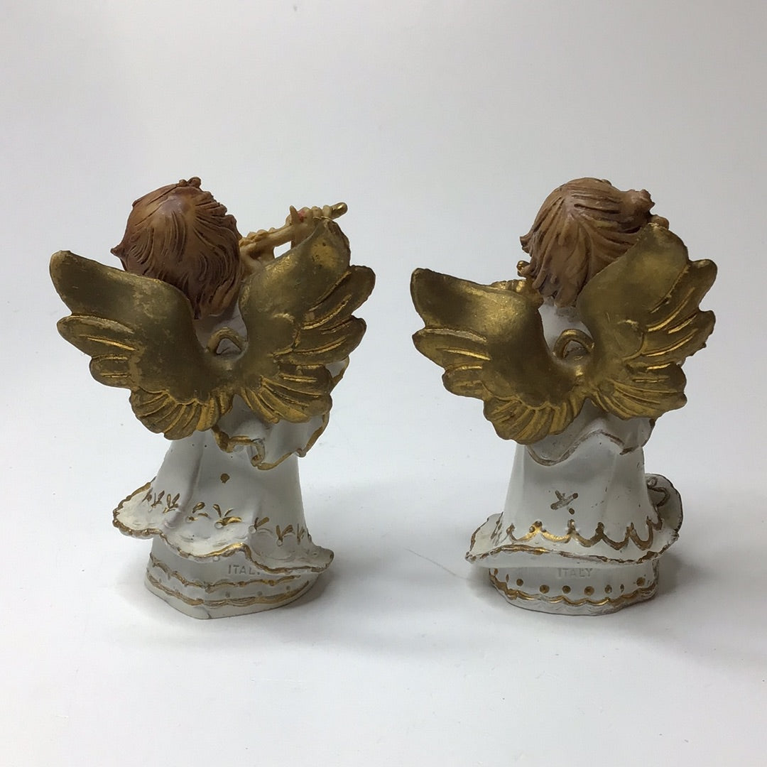 Zwei Engel mit Instrumenten zum Aufhängen Italy