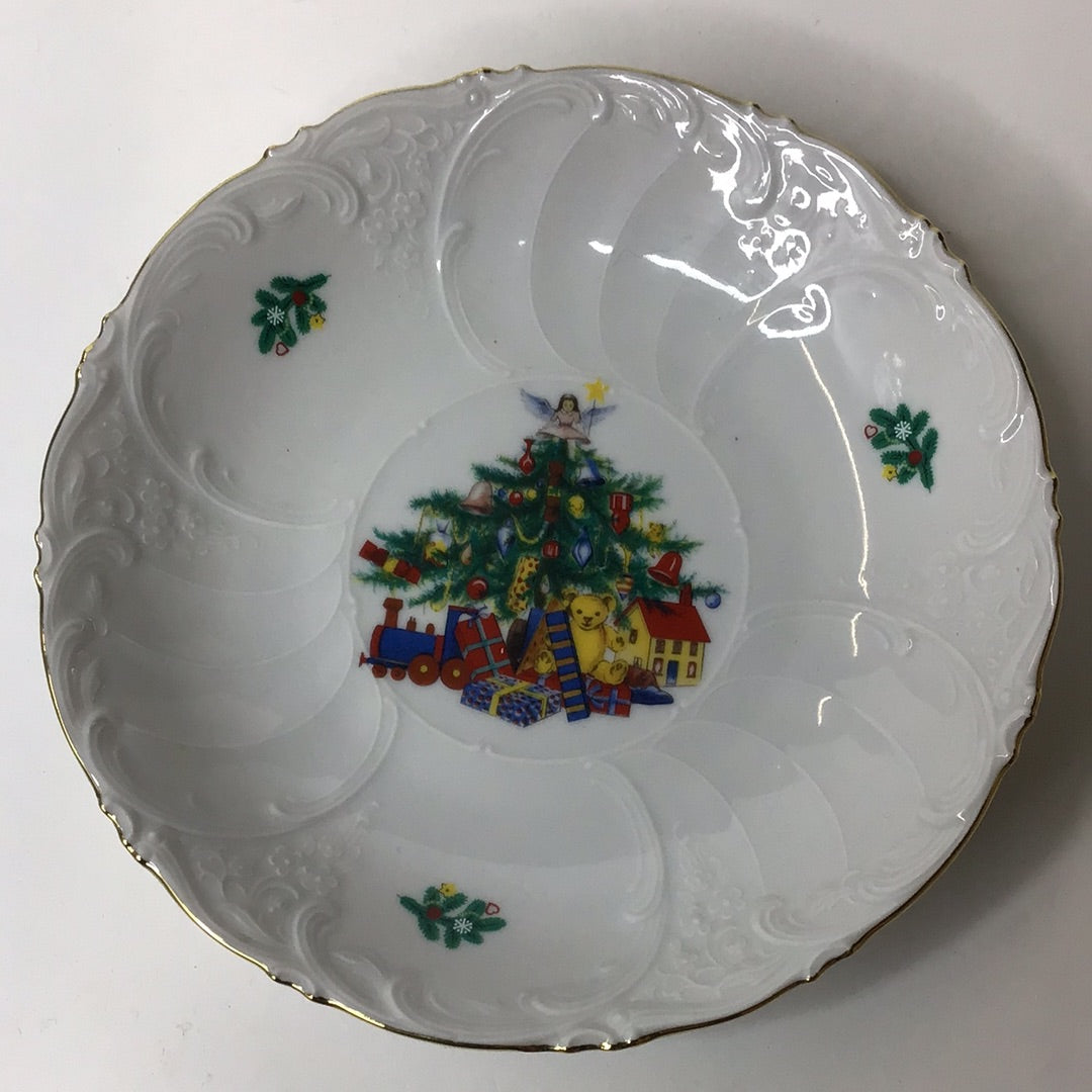 Vohenstrauss Johann Sellman Bavaria Porzellan Teller Weihnachten