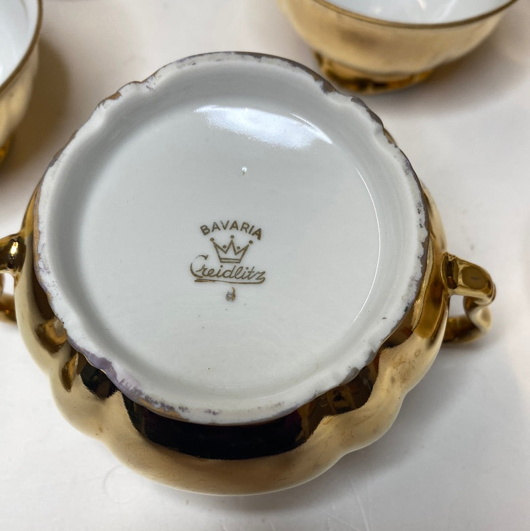 Kaffee Set Gold von Bavaria
