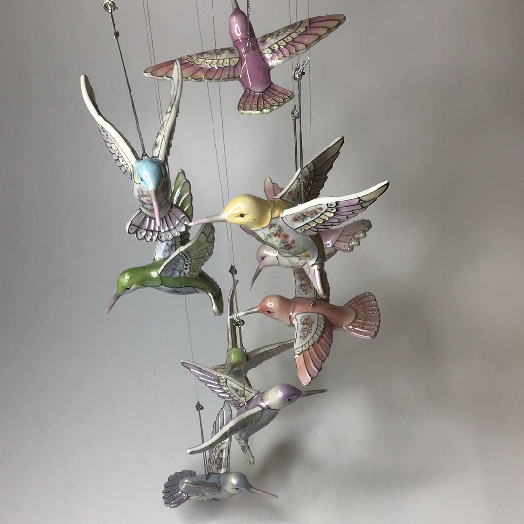 Lena Liu Windspiel Porzellan Vögel