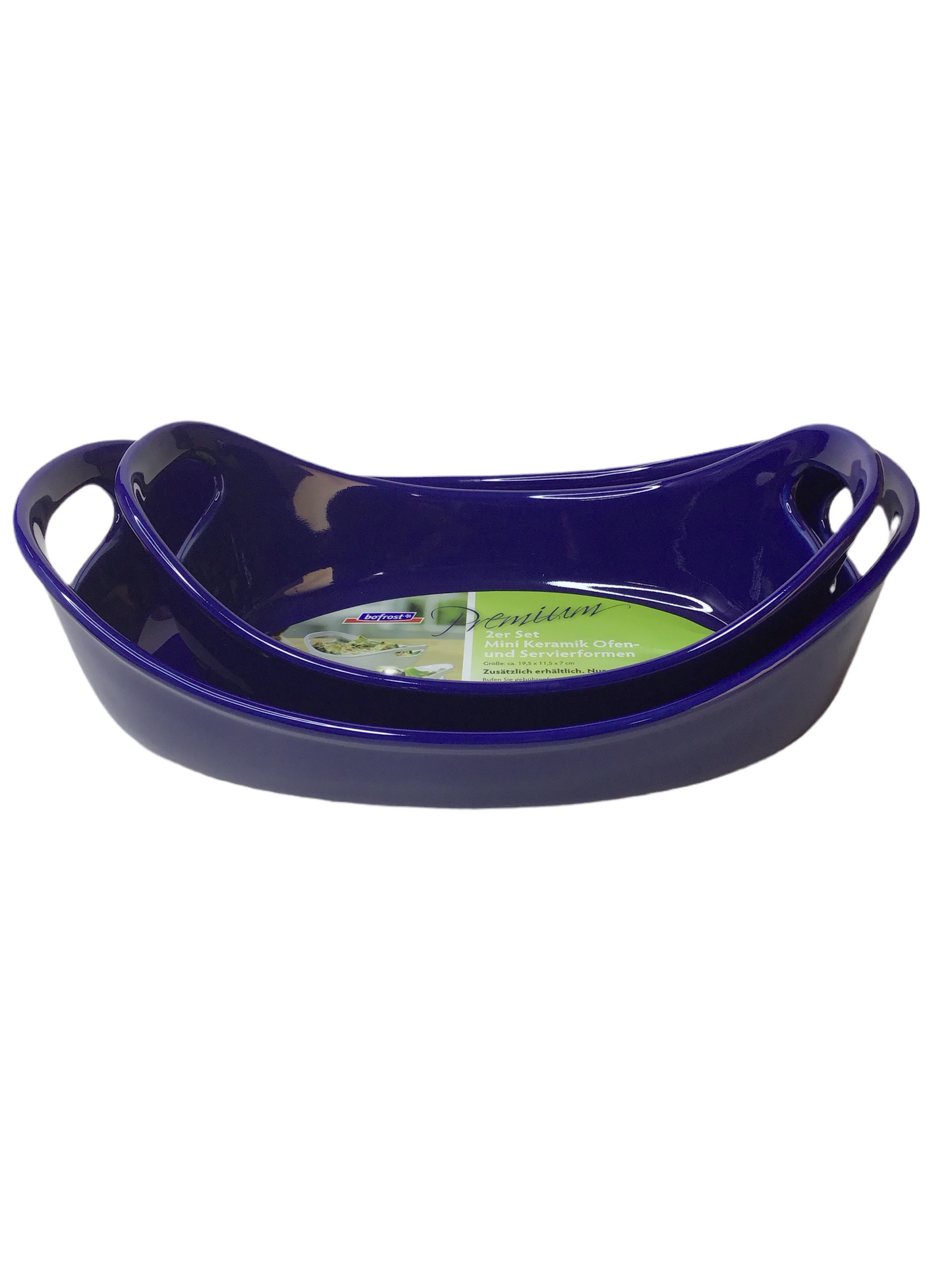 Keramik Ofen- und Servierform 2er Set Bofrost Premium