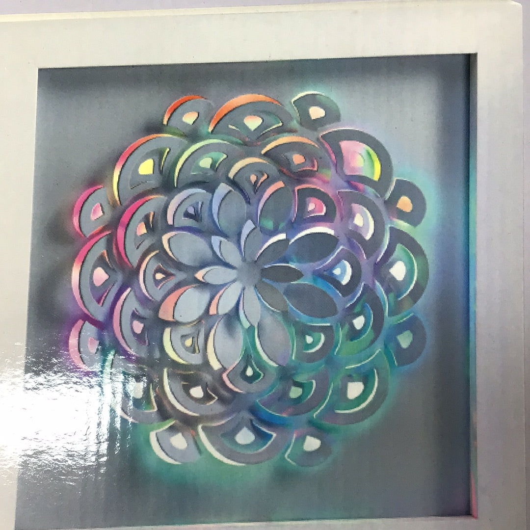 LED-Wandbild „Blume“