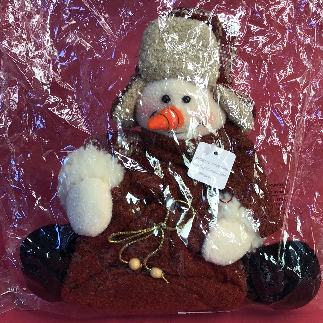 Dekorative Weihnachtsfigur Schneemann