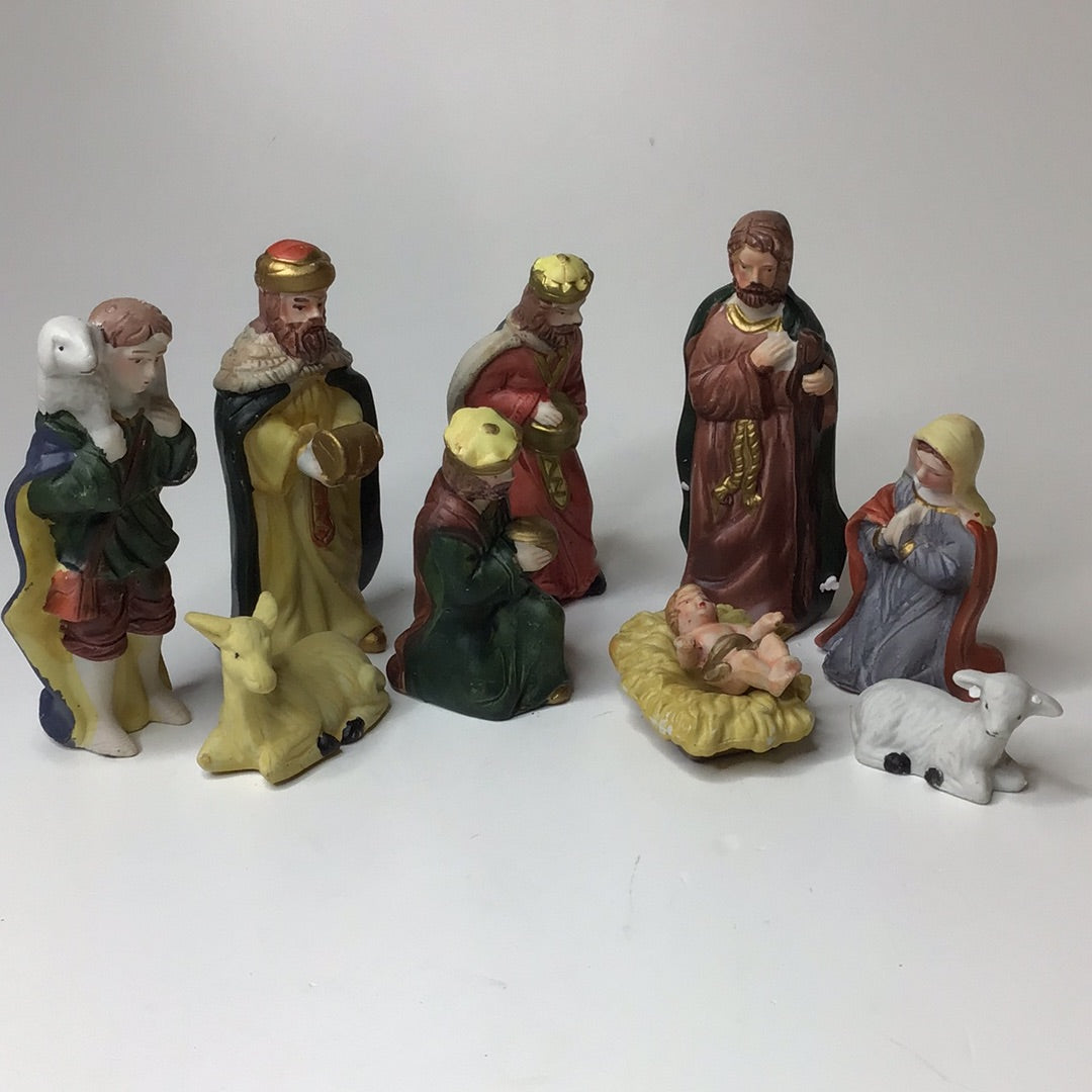 Krippenfiguren 10 Teile