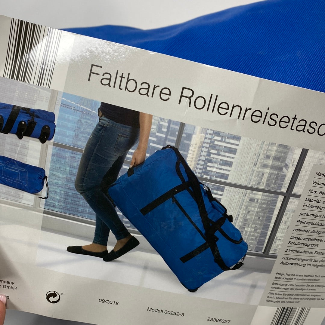 Faltbare Rollenreisetasche