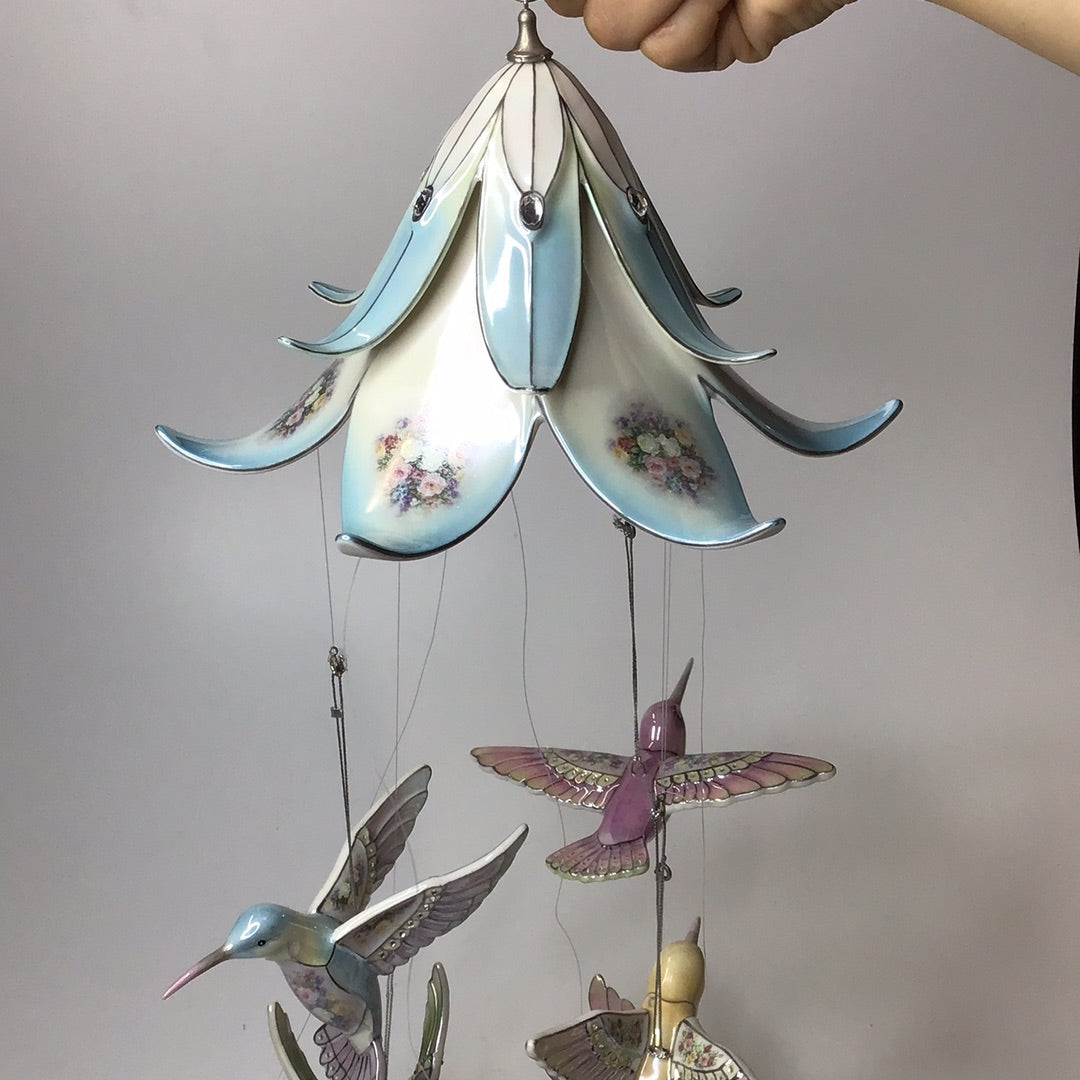 Lena Liu Windspiel Porzellan Vögel