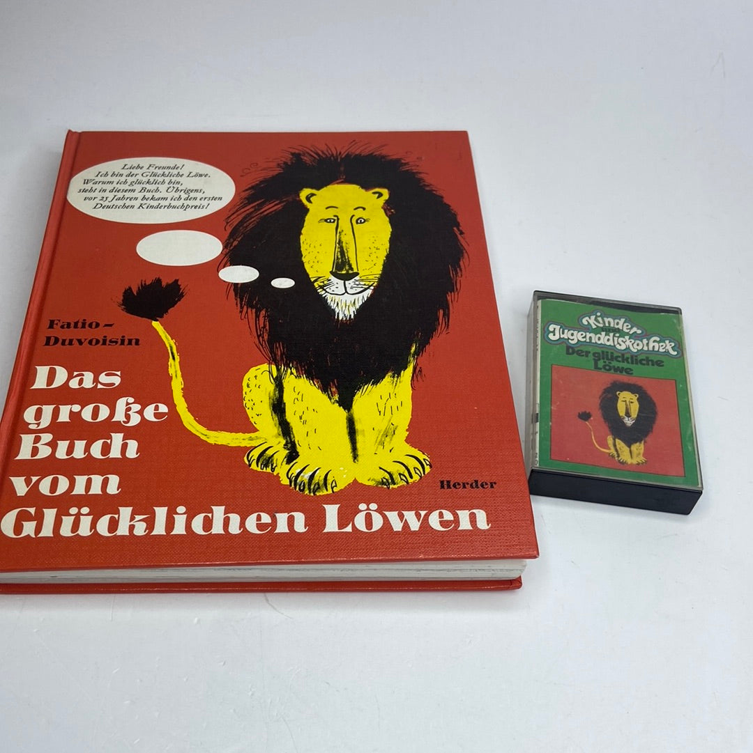 Der glückliche Löwe Buch mit Kasette