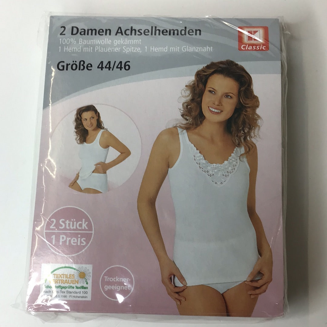2 Damen Achselhemd