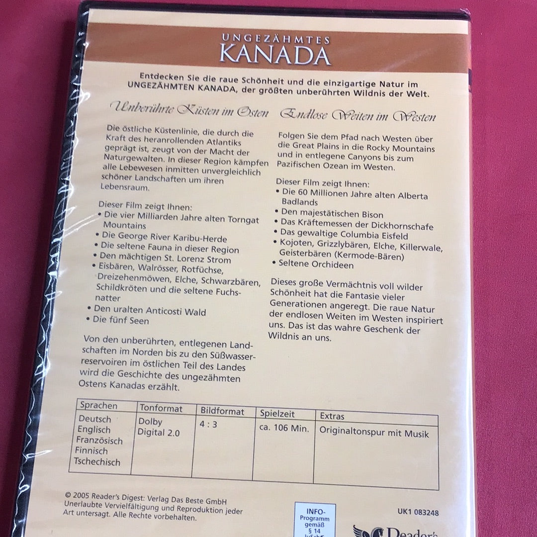 Ungezähmtes Kanada DVD