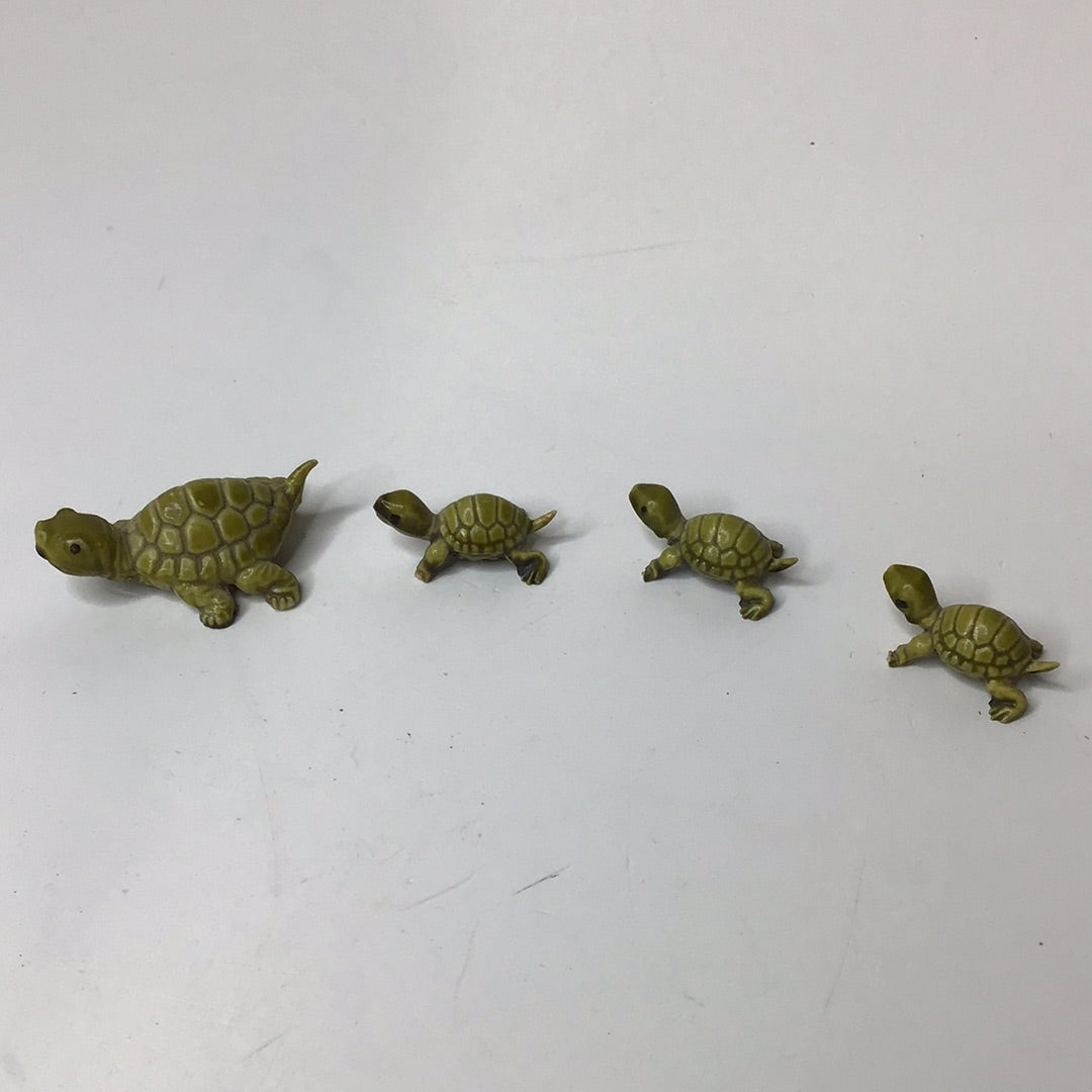 Alte Schildkröten Figuren 1978 4 Stück