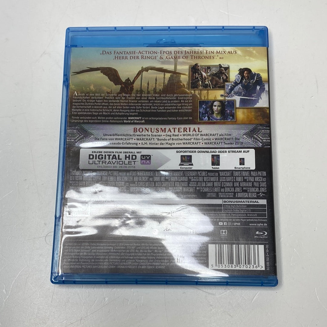 Blu-ray Warcraft the beginning
