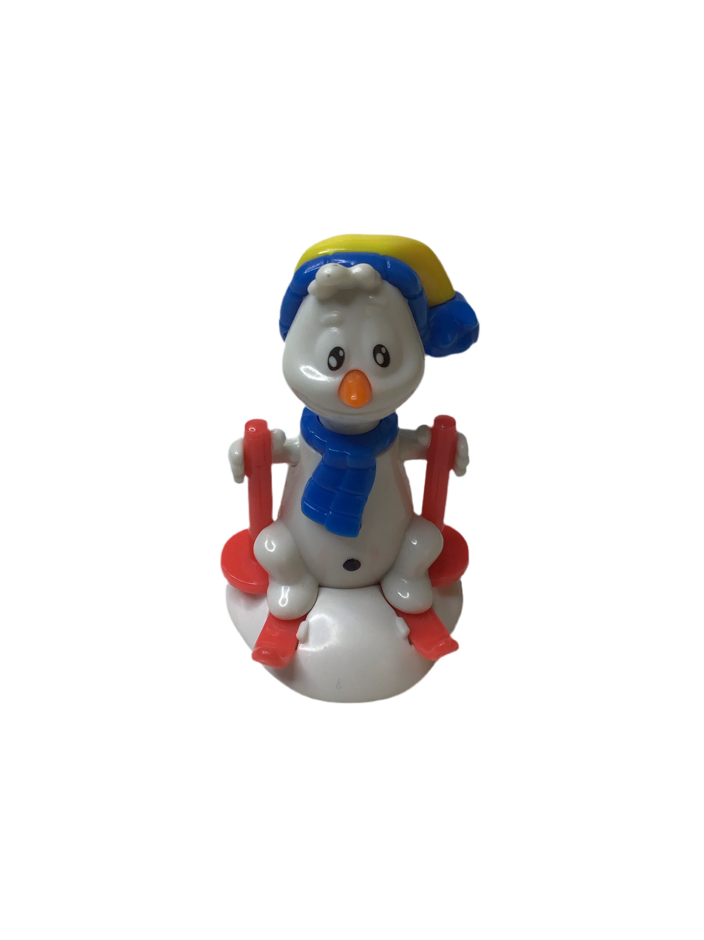 Schneemann mit Stempel Scheeflocke Überraschungsei