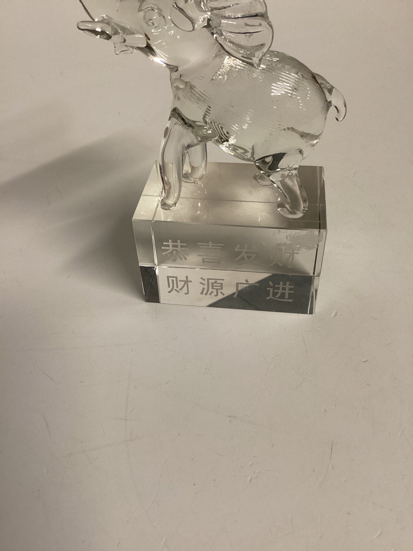 Elefant aus Glas