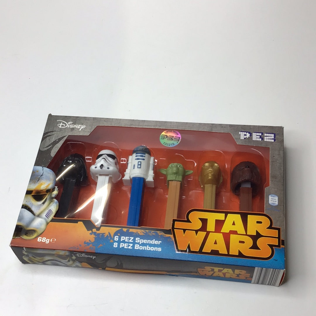 6 Disney Star Wars 6 Pez Spender