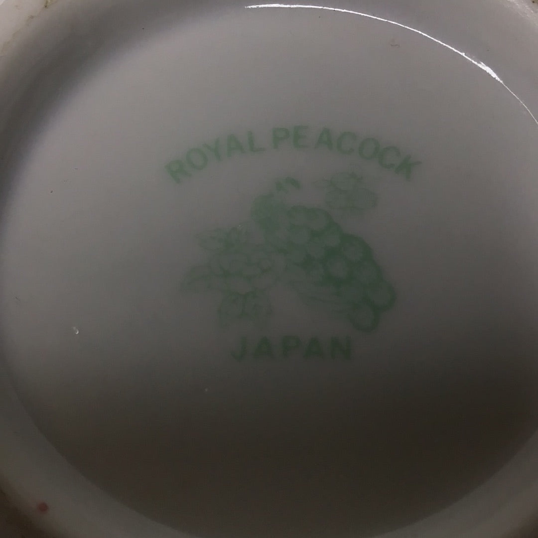 Royal Peacock Japan Vase aus Porzellan