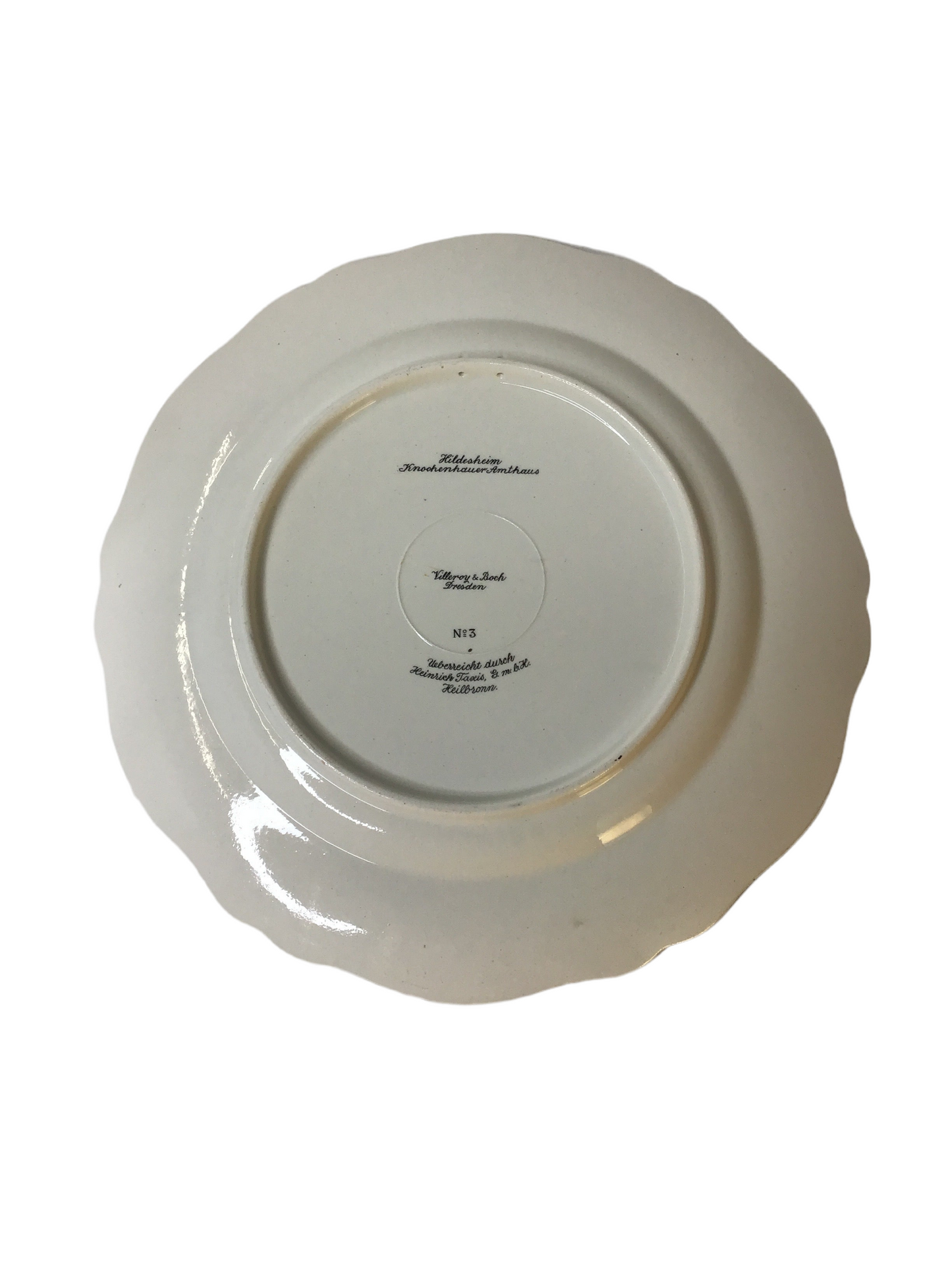 Villeroy und Boch Dresden Porzellan Wandteller Hildesheim Knochenhauer Amthaus
