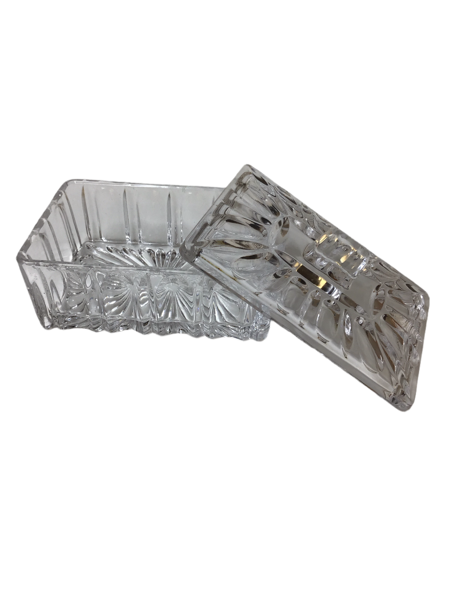 Glas Dose für Schmuck