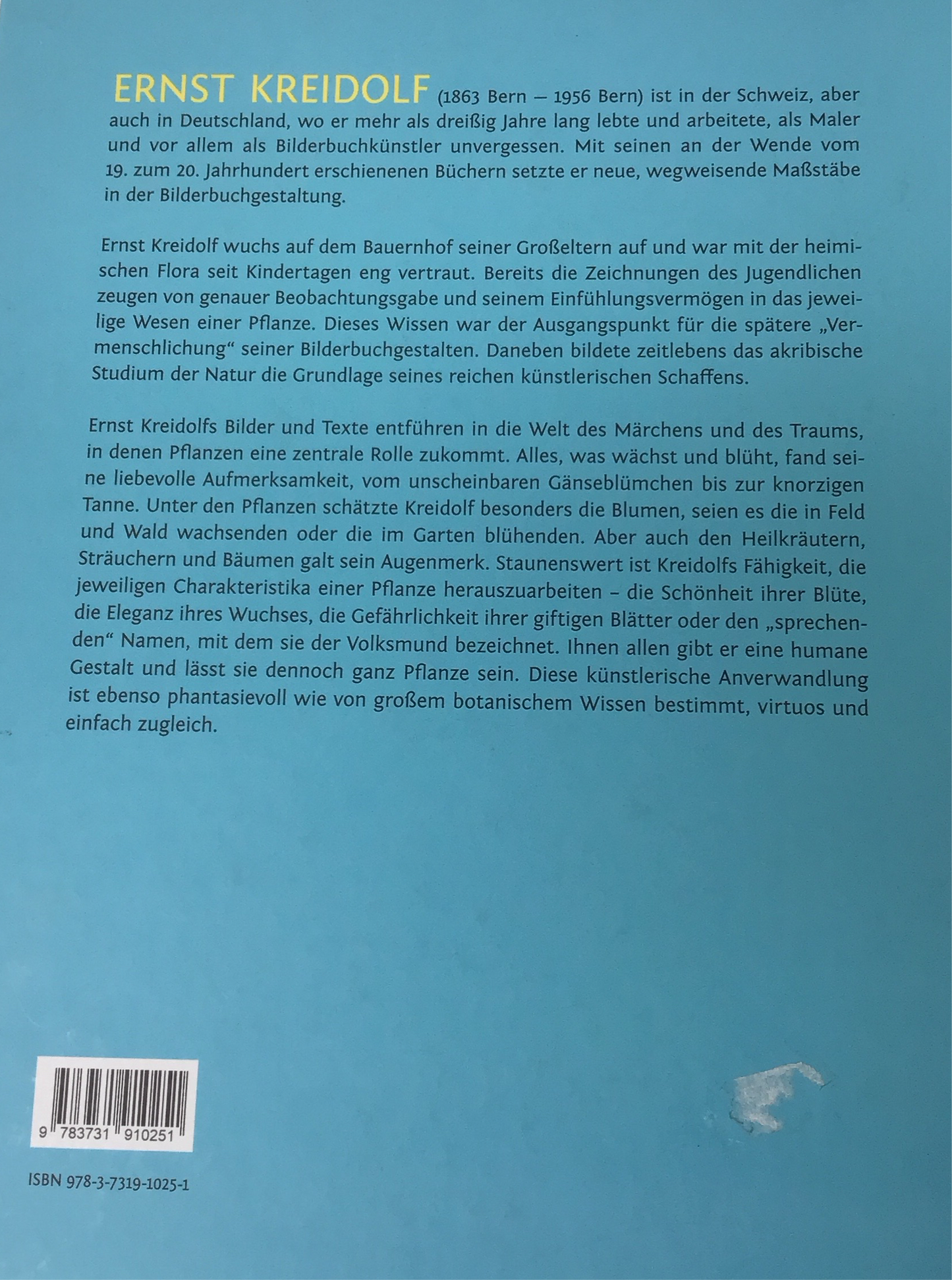 Ernst Kreidolf und die Pflanzen