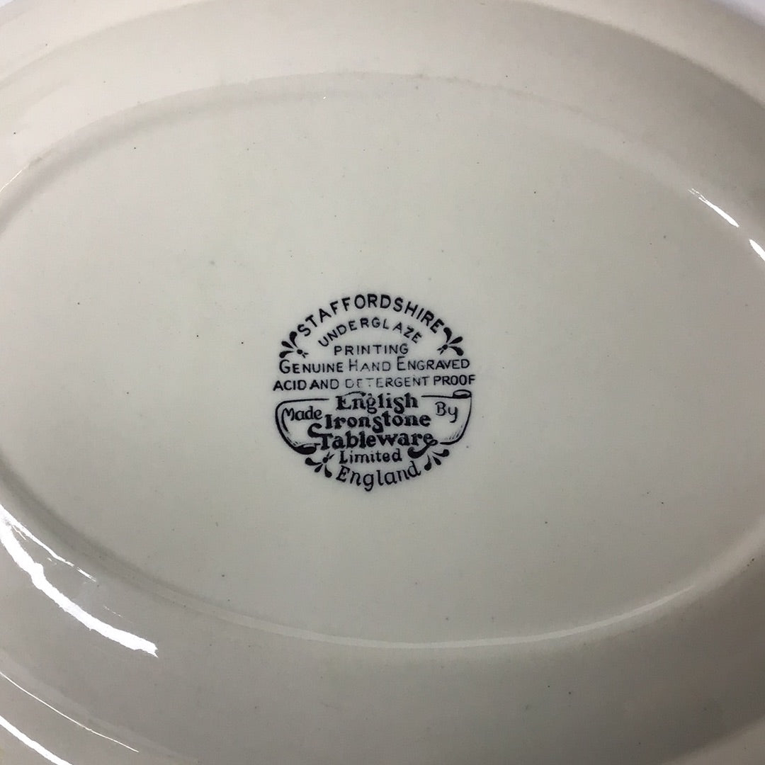 Staffordshire Porzellan Teller